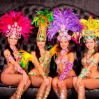 Zespół samby brazylijskiej Afro Carnaval. Rewia samby!