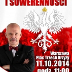 Marsz Wolności i Suwerenności  - Kongres Nowej Prawicy (11.10.2014)