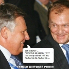 donald tusk i aleksander kwaśniewski - oszuści i złodzieje