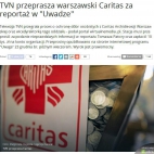 TVN przeprasza Caritas za reportaż w "Uwadze" (29.12.2014)