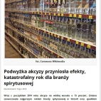 Podwyżka akcyzy przyniosła efekty, budżet traci na podwyżce akcyzy (19.12.2014)