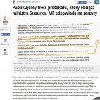 Mateusz Szczurek - Protokół, który obciąża ministra Szczurka (06.03.2015)