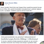 Janusz Korwin-Mikke - Jest porozumienie na prawicy (01.04.2015)