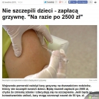 WŁAŚCICIELE NIEWOLNIKÓW nakładają kary na rodziców za brak szczepień "własnych" dzieci (02.04.2015)