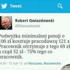 prof. Robert Gwiazdowski o płacy minimalnej