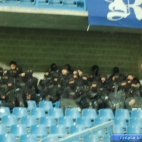 policja na stadionie Lecha