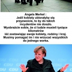 Wypowiedź Angeli Merkel na gwałty w Niemczech