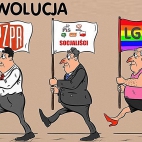 Ewolucja partii - PZPR = PO+PSL+SLD+PiS+TR = LGBT