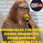 Stop dla występów publicznych konfidentki Joanny Grabarczyk z Hejtstop