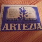 Oranżada PRL Słupsk Artezja napój woda stołowa Głobino PRL.jpg