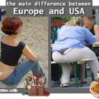 różnica pomiędzy USA a europą