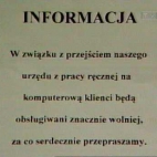 Informacja urzędu