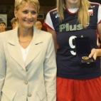 Agata uśmiechnięta w super stroju