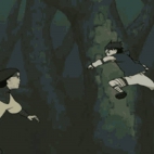 Sasuke kontra Ninja trave oraz Orochimaru.jpg