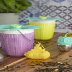 Fotelowy sweterkowy kubek Żółty sweterkowy kubek