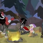 sombra, chrysalis, tirek, cozy glow