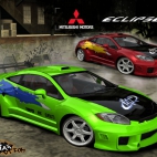 NFS: MW - Mitsubishi Eclipse - The Fast and the Furious style