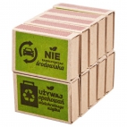 Pudełka zapałek Biedronka 1 Nie zanieczyszczaj środowiska