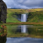 tapeta-wodospad-skogafoss-w-islandii