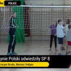 Mistrzynie Polski odwiedziły uczniów Szkoły Podstawowej nr 8 w Policach