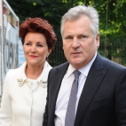 aleksander kwaśniewski i jego żona