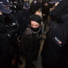 Zatrzymana Agata Grzybowska.