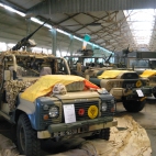 jeepy wojskowe uzbrojone