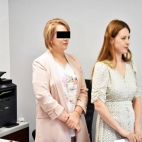 elzbieta zielińska i jej asystentka joanna p k