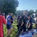 policja robi porządek