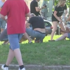 policjanci  dali nauczkę złym ludziom