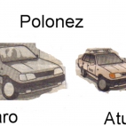 FSO POLONEZ CARO FSO POLONEZ ATU rysunek gazeta gazetka