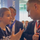 Aktywistka żąda czystej energii. Duda odparł, że chce śniegu ...