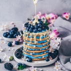 Vegan white Chocolate Pancakes