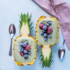 These Beautiful Tropical Smoothie Bowls with Spirulina are SO___