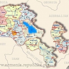 Mapa Armenii