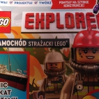LEGO EKSPLORER z autkiem strażackim