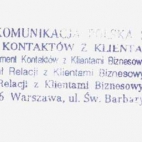 telekomunikacja polska pieczęć