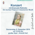 Emanuela - Konzert Diakonie Wolfsburg.
