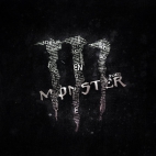 Monster-Energy-Typography-Wall