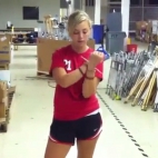 Girl Teaching How To Escape A Zip Tie Handcuff