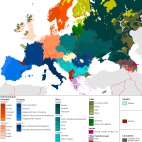 Języki którymi posługuje się europa [mapa]