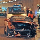 Samochod po wypadku C.ronaldo