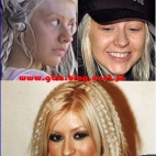 Christina Aguilera bez makijażu