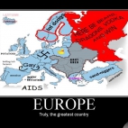 mapa europy onej