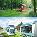 Zielone torowiska tramwajowe