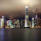 Hong Kong nocą