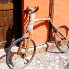 drewniany rower