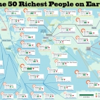 50 najbogatszych ludzi na świecie [mapa]