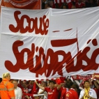 Scouse Solidarność - flaga fanów Liverpoolu