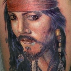 Tatuaż-Jack Sparrow(Johnny Depp)